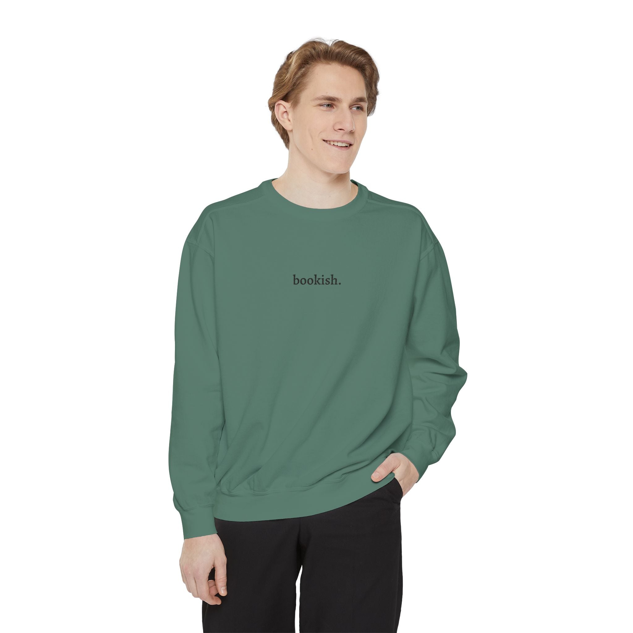 Bookish Sweatshirt – Minimal Literary Crewneck