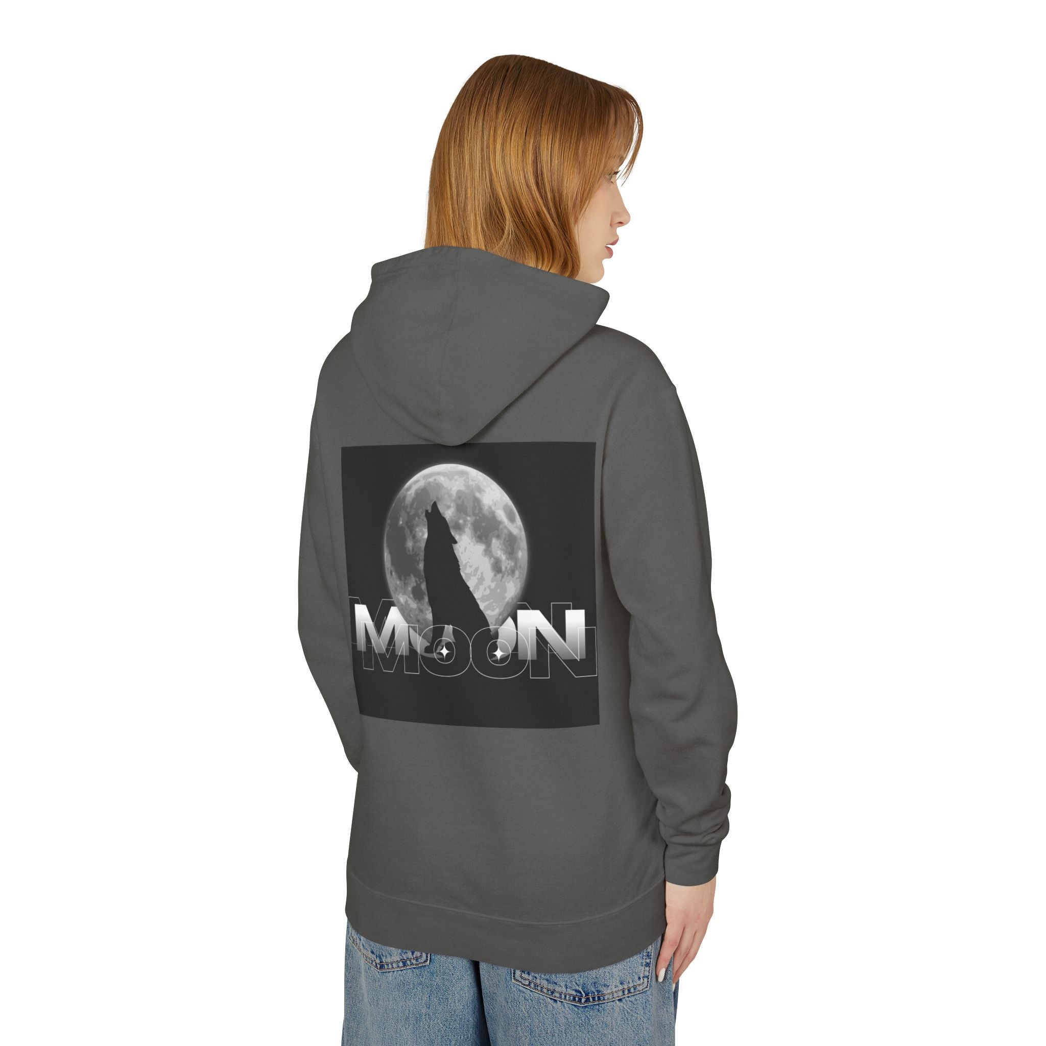 Wolf Moon Hoodie — Howling Wolf Graphic Pullover