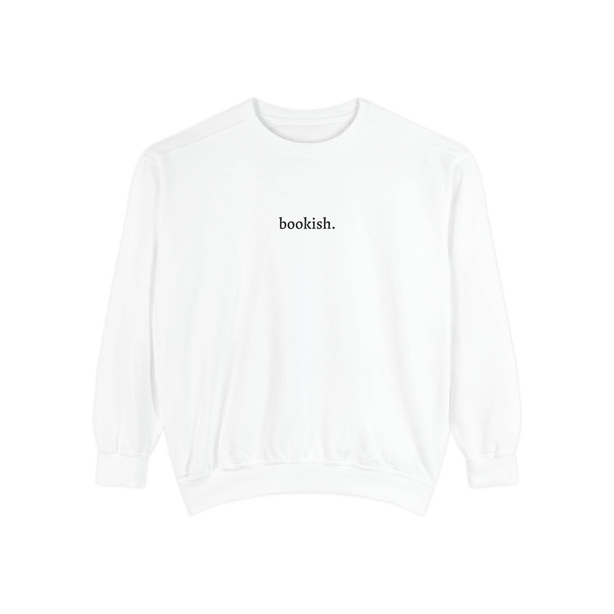 Bookish Sweatshirt – Minimal Literary Crewneck