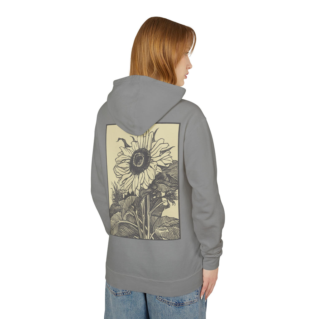 Vintage Sunflower Hoodie — Retro Floral Graphic Pullover