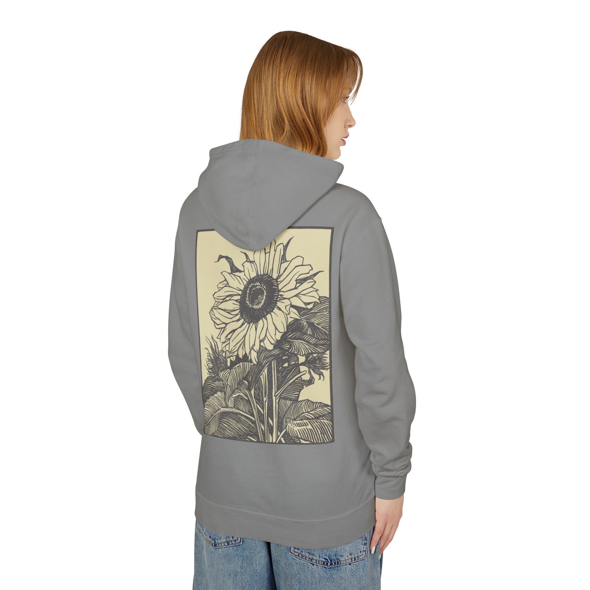Vintage Sunflower Hoodie — Retro Floral Graphic Pullover