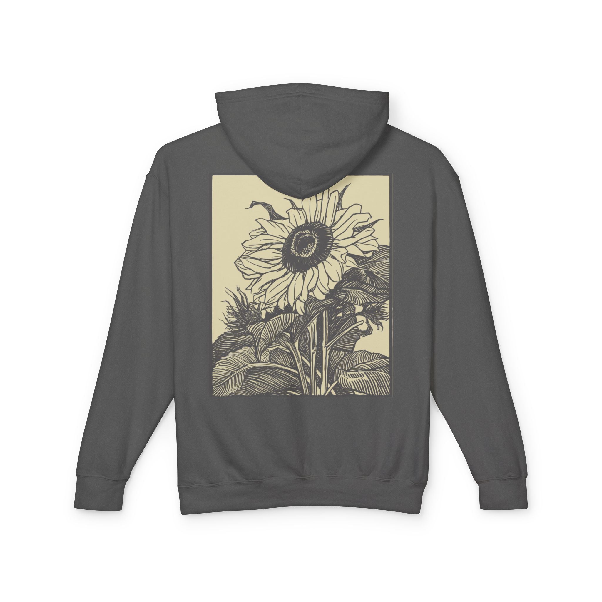 Vintage Sunflower Hoodie — Retro Floral Graphic Pullover