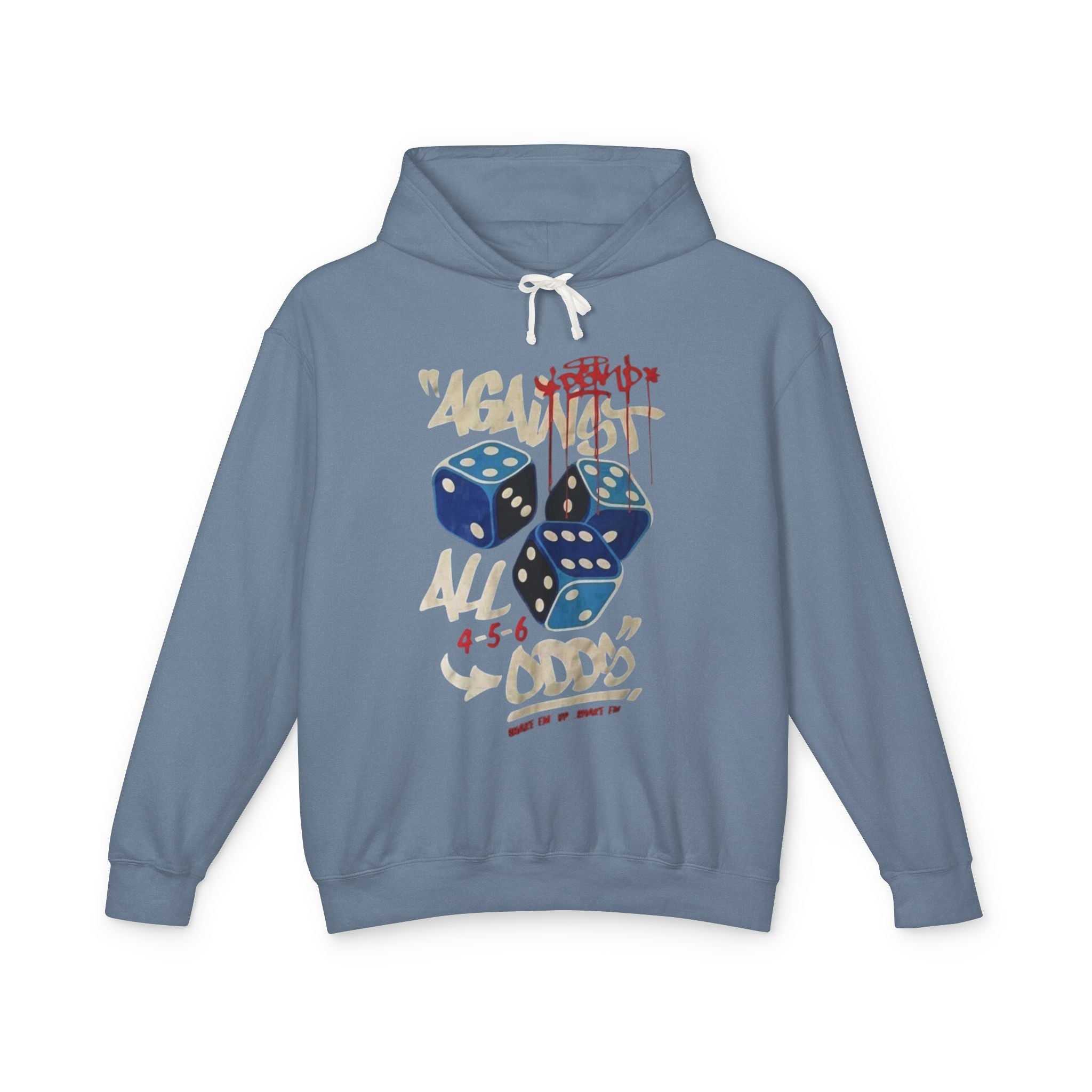 Vintage Streetwear 'All Odds' Hooded Sweatshirt