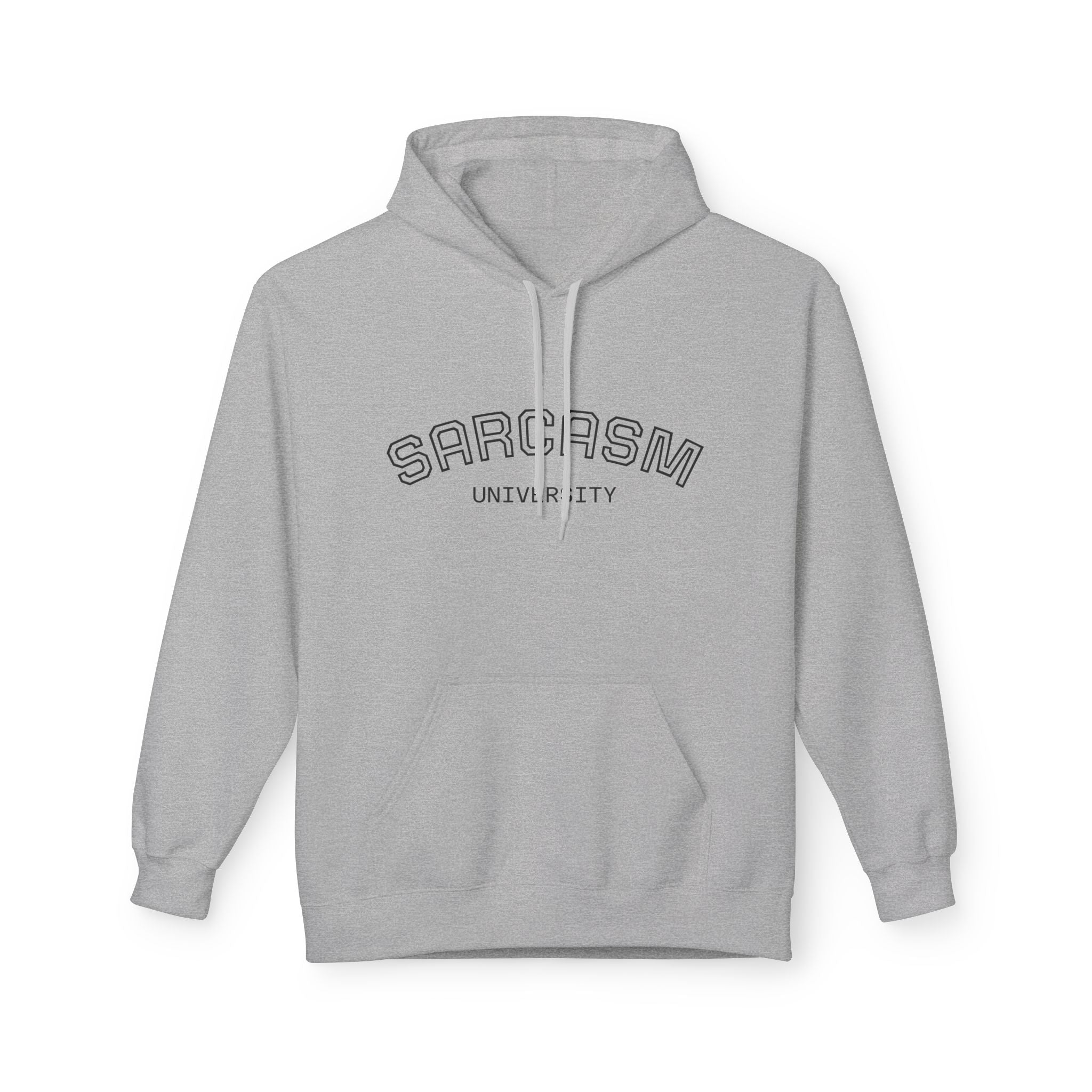 Sarcasm University Hoodie — Funny Campus Style Pullover