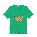 Butterfly Sunflower Tee — 'Over the Spring' Floral Graphic T-Shirt