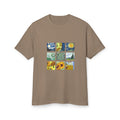 Van Gogh Art Grid T‑Shirt — Vintage Impressionist Canvas Tee