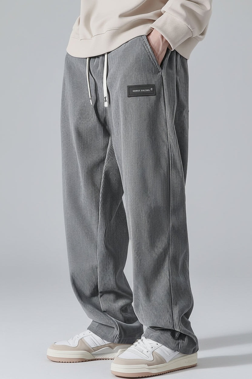 The Heritage Corduroy | Relaxed Draping Straight-Leg Trousers
