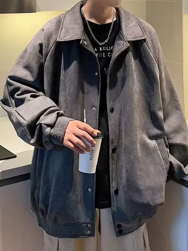 Men Loose-Fit Jacket