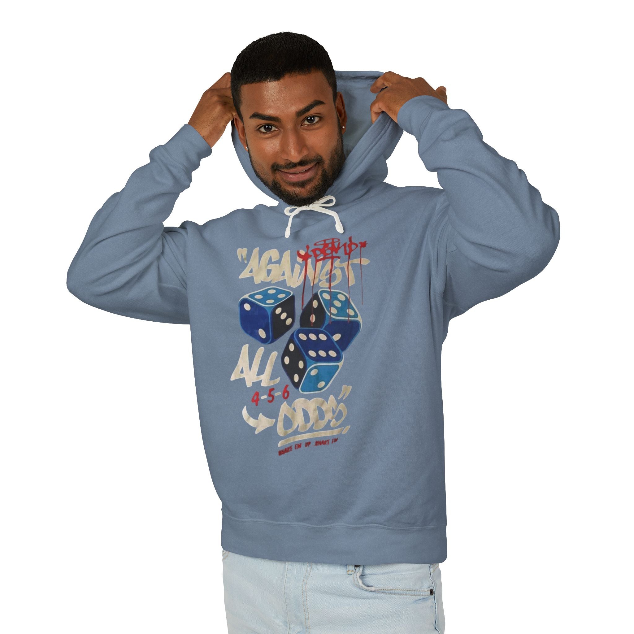 Vintage Streetwear 'All Odds' Hooded Sweatshirt