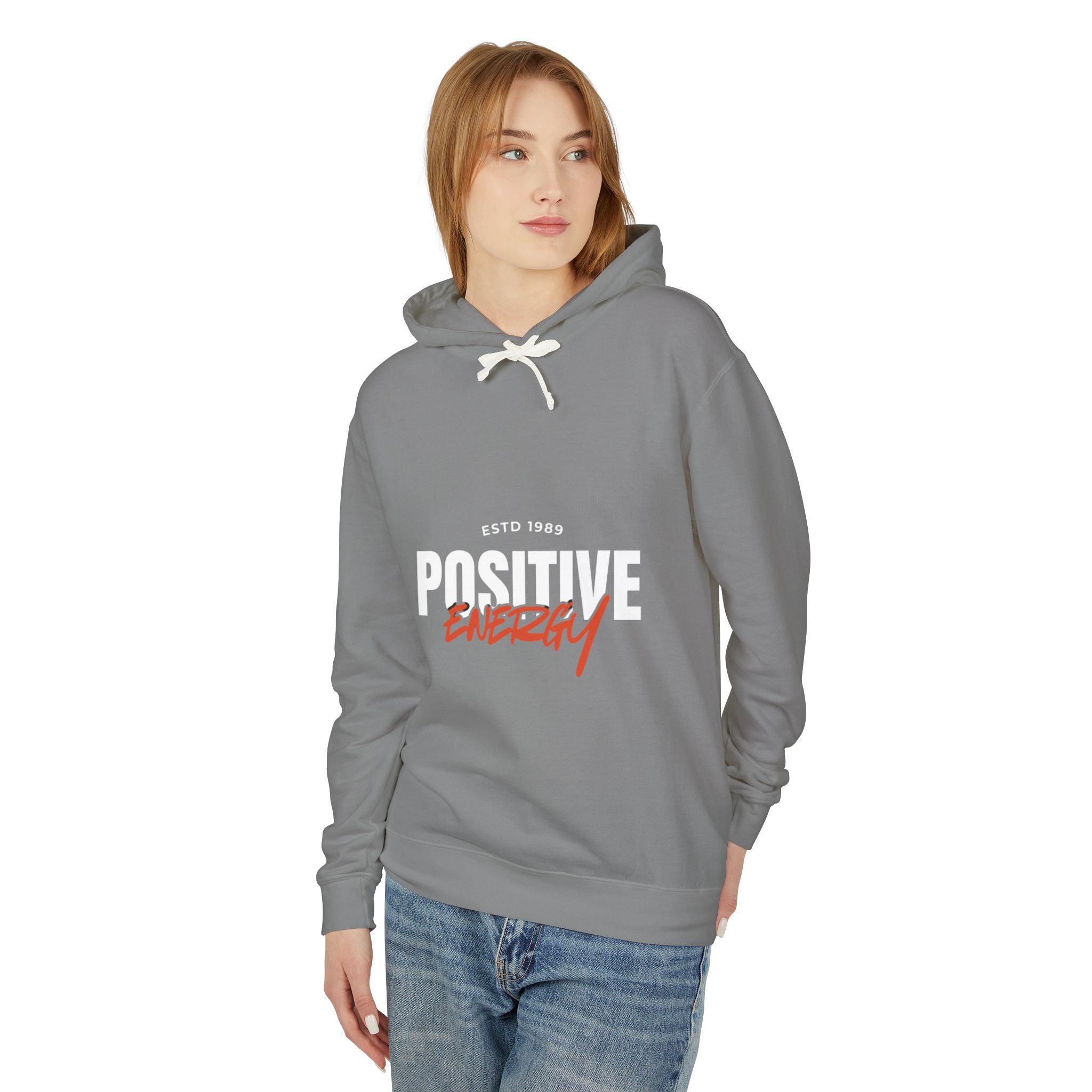 Positive Energy Hoodie — Inspirational Graphic Hooded Sweatshirt