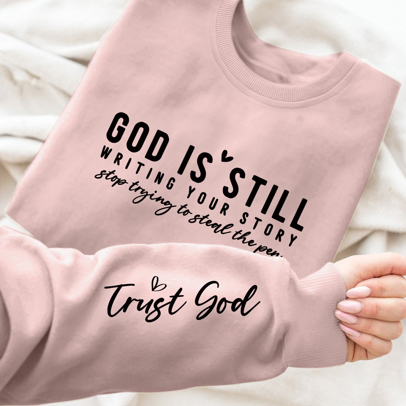 Soft-Touch Oversized Sweatshirt | Signature Letter-print Crewneck