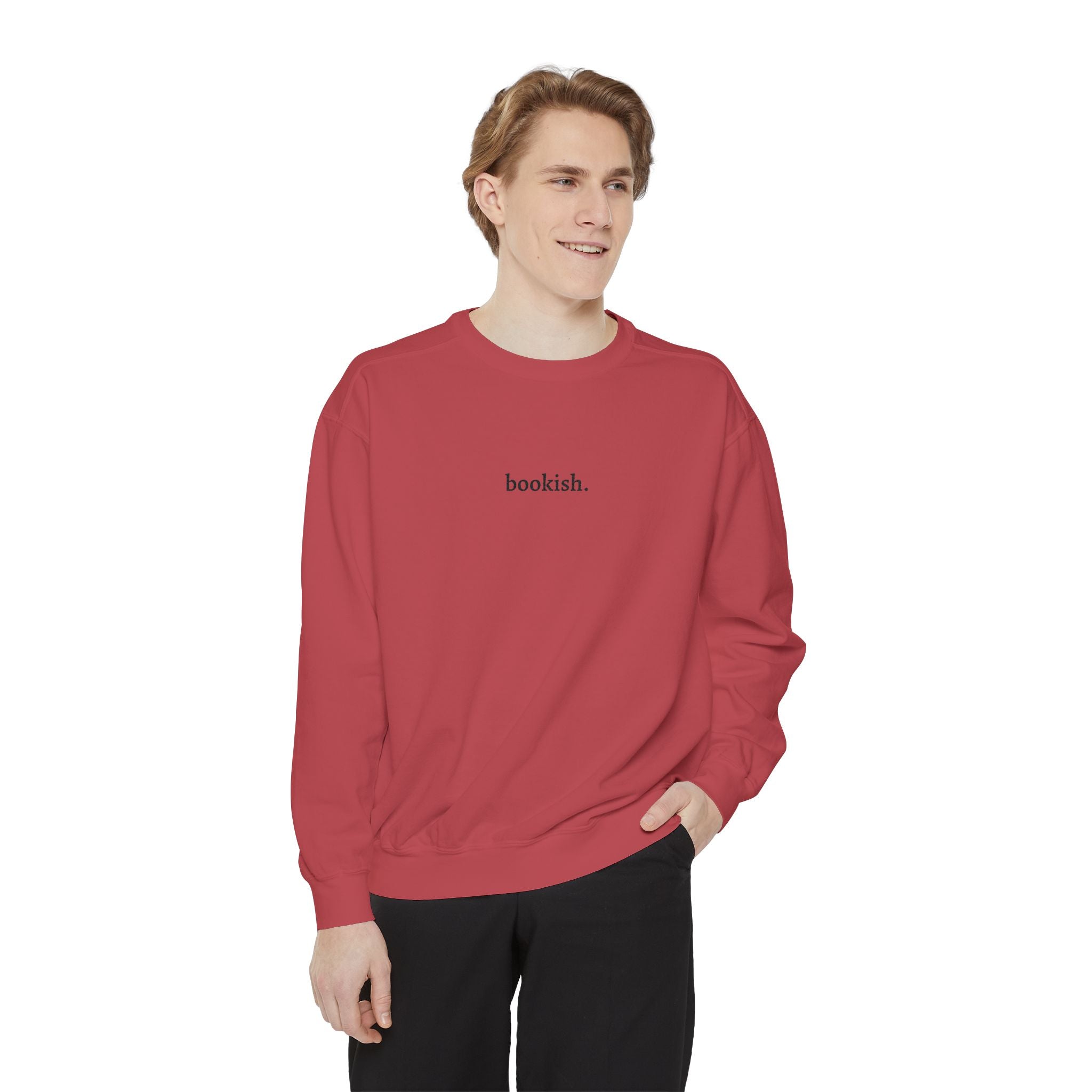 Bookish Sweatshirt – Minimal Literary Crewneck