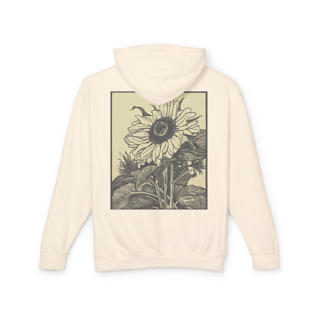 Vintage Sunflower Hoodie — Retro Floral Graphic Pullover